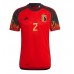 Belgien Toby Alderweireld #2 Hemma matchtröja VM 2022 Kortärmad Billigt